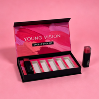 Coffret Cadeau Personnalisé Couleurs Classiques avec Éponge Embossée, Finition Mate, Fermeture Magnétique, Haute Pigmentation, Nude Mat