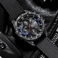 Jam Tangan Pria Jam Tangan Montre Stainless Steel Serat Karbon Uhr Analog Quartz Klasik Wrist Bisnis Grosir Pria