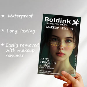 Tatouages faciaux <span class=keywords><strong>de</strong></span> fête personnalisés en gros, non toxiques, <span class=keywords><strong>de</strong></span> haute qualité, sexy, mignons, paillettes dorées en forme <span class=keywords><strong>de</strong></span> <span class=keywords><strong>flocon</strong></span> <span class=keywords><strong>de</strong></span> <span class=keywords><strong>neige</strong></span>, Halloween, Noël, vacances - Product Image 2