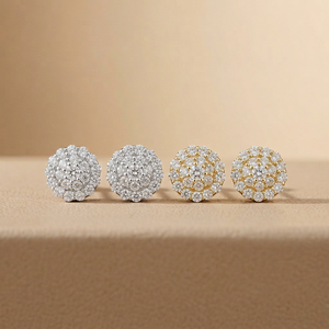 Pendientes <span class=keywords><strong>de</strong></span> Diamantes Cultivados en Laboratorio con Certificación IGI, Estilo Hip Hop <span class=keywords><strong>de</strong></span> Lujo, Plata S925 <span class=keywords><strong>de</strong></span> 11 mm, para Mujer, Compromiso - Product Image 4