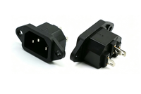 Prise de courant à vis 3 broches LZ-19-2 C19 IEC femelle avec prise pour CCC KC CE industriel 16A 20A PCB Contact en cuivre IP44