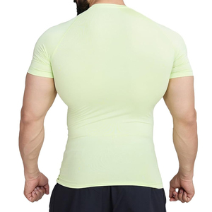 Fully Customized Mens Gym Clothing T Shirts Men Quick Dry <b>Under</b> Base <b>Layer</b> Compression Sports Tops Breathable Fabric Gym T Shirt - Product Image 2