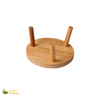 Tempat Pot Bunga Klasik Modern dari Bambu, Alas Tanaman Sukulen, Dudukan Pajangan, Bangku Dekorasi Rumah, Taman, dan Teras
