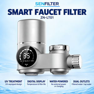 Filtro per <span class=keywords><strong>Acqua</strong></span> a Carbone Attivo da <span class=keywords><strong>Rubinetto</strong></span> con Cartuccia UF, Alimentazione Idroelettrica, Doppia Modalità d'<span class=keywords><strong>Acqua</strong></span> per <span class=keywords><strong>Rubinetto</strong></span> da Cucina Domestico - Product Image 2