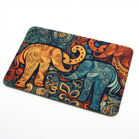 Tapis de bricolage en silicone antiadhésif, tapis de bain, tapis de coloriage en silicone, tapis de table en silicone épais pour enfants avec impression personnalisée