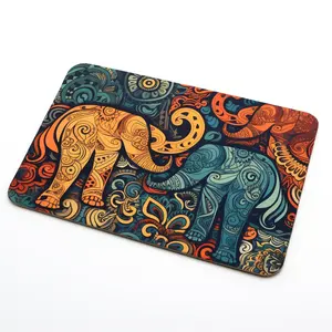 Nonstick Silicone Craft Mat Bath Mat Silicone Colouring Mat Thick Silicone Table Placemat for Kids with Custom Printing