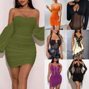 2025 nuevos vestidos sin mangas informales elegantes para mujer, vestido de noche para mujer, estilo mixto y combinado - Product Image 3