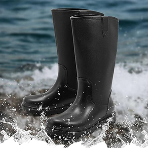 Tpind Factory diretta personalizzabile in PVC nero da pesca <span class=keywords><strong>stivaletti</strong></span> antiscivolo e impermeabili resistenti - Product Image 4