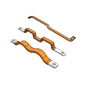 Aangepaste Flexibele Koperen Busbar Met Isolatie Voor Elektrische Apparatuur Fabriek Gelamineerde Flexibele Busbars Connector