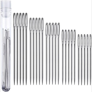 Venta de fábrica 15 unids/set Gran Ojo de la <span class=keywords><strong>aguja</strong></span> de <span class=keywords><strong>coser</strong></span> a mano <span class=keywords><strong>aguja</strong></span> de costura <span class=keywords><strong>aguja</strong></span> <span class=keywords><strong>para</strong></span> saco de yute bolsa de paquete - Product Image 4