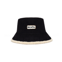 RongGuang gros nouveauté hiver chaud Double face fausse laine d'agneau seau pêcheur chapeau pour hommes femmes pour la pêche sportive
