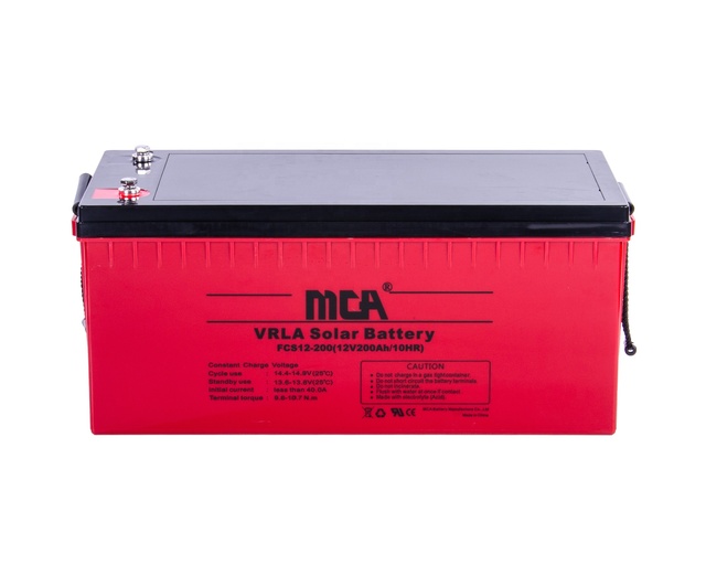 MCA Factory Dry Storage Rocket 12v 200ah Solar Battery