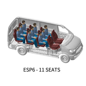 KAMA ESP6, Furgoneta Eléctrica de 11 Plazas, Vehículo Comercial BEV con Capacidad de Carga de 1T para Transporte de Pasajeros y Logística - Product Image 6