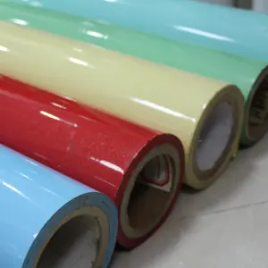 high glossy pvc rigid pvc film rolls 250 micron for vacuum forming membrane press