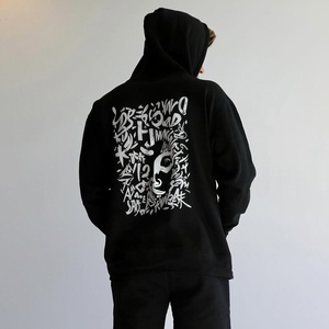 Sweat à capuche épais et oversize en molleton uni, personnalisable (impression et broderie), style streetwear vintage vieilli unisexe - Product Image 1