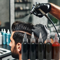 Solution nettoyante infusée pour aérographe de barbier, élimination efficace des colorants réactifs, rafraîchissant, marque privée