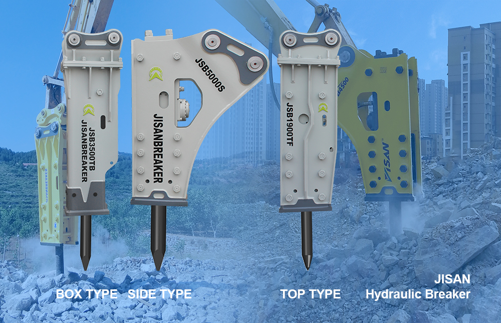 Tonnen-Bagger-Felsen-Unterbrecher-Hammer-Meißel 155mm KOMATSU 30-40 für PC300 PC400 0