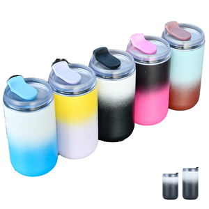 Gobelet isotherme réutilisable en acier inoxydable à double paroi de 17 oz pour grossistes, tasse de voyage à café avec paille anti-fuite pour boissons chaudes - Product Image 6