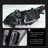 Kit de phares projecteurs LED Angel Eyes pour BMW Série 5 E60 E61 2003-2010, clignotants DRL, plug and play, pièces auto