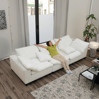 Canapé nuage modulaire nordique ensemble de meubles de maison salon moderne canapé chaise l forme luxe sectionnels nuage canapés