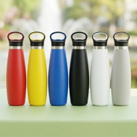 Botella DE AGUA DE ACERO INOXIDABLE duradera sin BPA caliente y fría personalizada botellas de agua de doble pared con logotipo personalizado