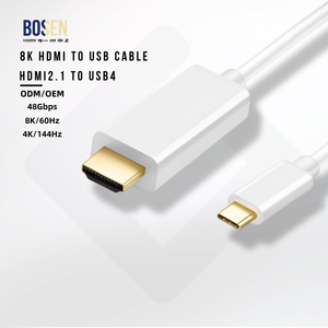 สายเคเบิล 8K HDMI 2.1 ถึง USB 4.0 48Gbps สายชาร์จจอแสดงผลสำหรับจอภาพแล็ปท็อป - Product Image 2