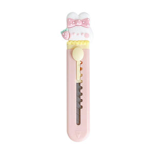 Petits couteaux rétractables en plastique, couteau utilitaire, coupe-boîte en stock - Product Image 4