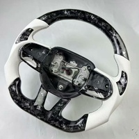 Volant de voiture en cuir et fibre de carbone forgée pour Dodge Challenger Charger SRT Hellcat Ram Scat Pack RT Durango 2013-2023