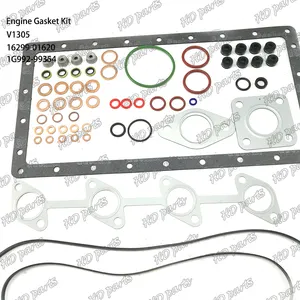 V1305 Set Gasket mesin Kit Gasket 16299-01620 1G992-99354 cocok untuk Set suku cadang perbaikan mesin Kubota