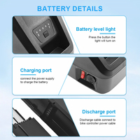 Batterie de vélo électrique Hailong KT-E31 36V 48V 52V 20Ah 25Ah, batterie lithium pour tube diagonal, pour kit de vélo électrique, batterie de remplacement, Akku