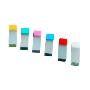 Portaobjetos de microscopio esmerilados con código de color Degao Lab, con área de etiquetado de pintura de color, para la clasificación de muestras biológicas. - Product Image 6
