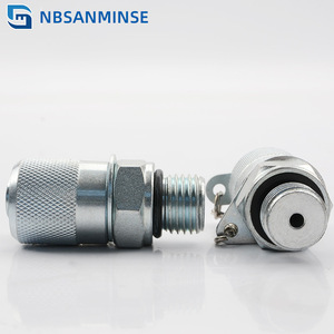 NBSANMINSE Pressure Test Connector Carbon Steel PT <b>Thread</b> Hydraulic System <b>Gauge</b> Kit - Product Image 2