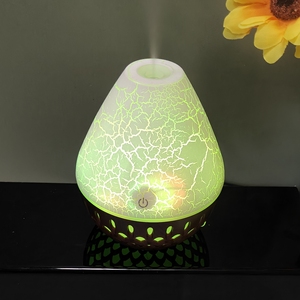 Thiết kế mới đầy màu sắc ánh sáng siêu âm xách tay mini giọt nước crack hollowing ra tạo độ ẩm cho Nhà Phòng Ngủ - Product Image 6