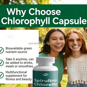 Cápsulas Mixtas de Espirulina y Chlorella Orgánicas de Marca Privada, Alto Contenido de Proteínas, Superalimento Vegano, Certificado GMP e ISO - Product Image 4