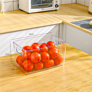 Impilabile per la casa strumento di smistamento trasparente acrilico scatola di immagazzinaggio frigorifero scatola di cibo - Product Image 6