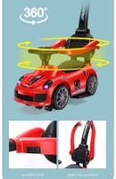 Voiture à pousser pour bébé et tout-petit, 4 roues, manuelle, avec klaxon et musique, trotteur pour enfants, jouet en plastique