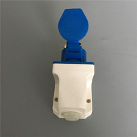 Étanche à la poussière antiseptique Ip44 16a 220v puissance industrielle 3 phases mâle femelle prise connecteur prise