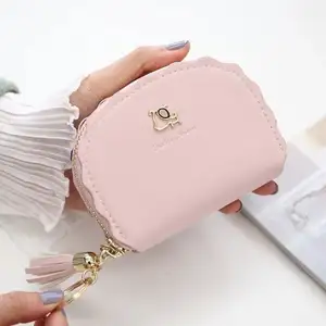 China Suppliers Best Selling Products Short Wallets Fashionable Designer Beauty Pu Leather Wallets For Women