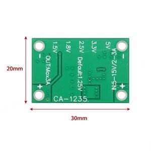 CA-1235 โมดูลจ่ายไฟลดแรงดันไฟฟ้าแบบปรับได้ 1.25V 1.5 1.8 2.5 3.3 5V เอาต์พุต 5-16V อินพุต - Product Image 2