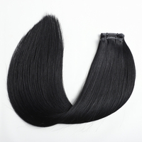 Extensions de cheveux humains vierges vietnamiens noirs 100 % naturels de qualité supérieure 12A, tissage Genius, pour salon, cheveux bruts super double drawn