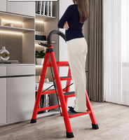 Échelle télescopique multifonctionnelle antidérapante double face FANXIN FX-AT14 en fer, capacité 150 kg, conforme EN131, pour salle de sport, antirouille, idéale pour le dropshipping