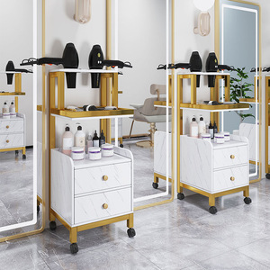 Multi-Purpose Salon Storage <b>Cabinet</b> Instrument Rack & Mobile Tool Cart for Barbershop and Beauty Salon - Product Image 5