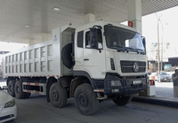 DONGFENG 8X4 mesin cummins 375hp dump truck