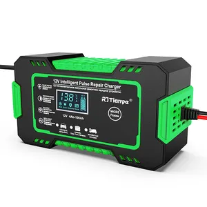 2023 Innovative Products EU/US/UK/AU 12 Volt Automatic Identification 4 Color Car Smart Battery Charger