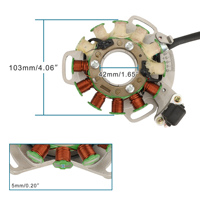 Bobine de stator de magnéto GOOFIT pour moto Yamaha Banshee 350 YFZ350 1987-1994 2GU-85510-50-00