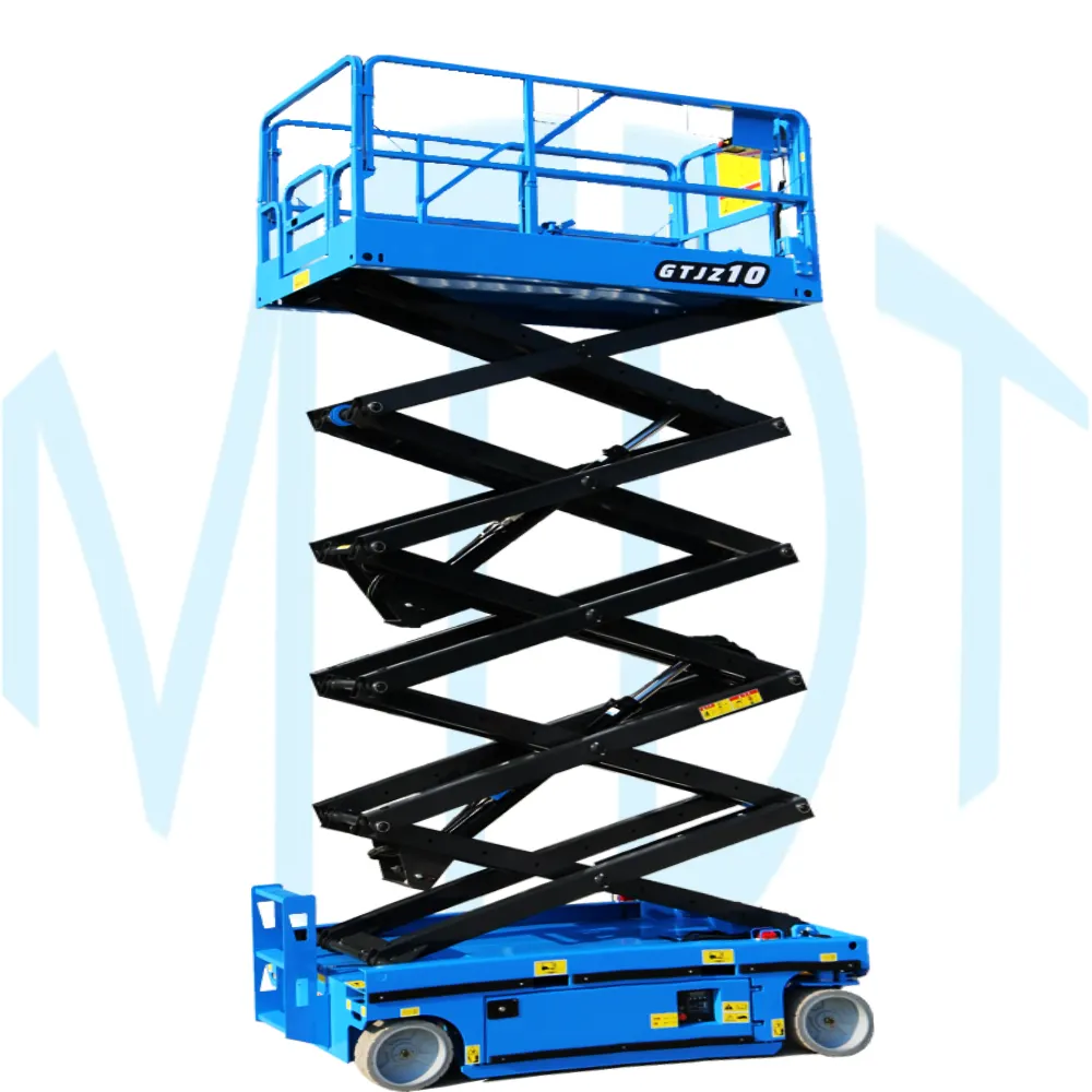 Plataforma elevadora de tijera 8M móvil eléctrica móvil portátil Manual móvil plegable plataforma de tijera elevadora hidráulica