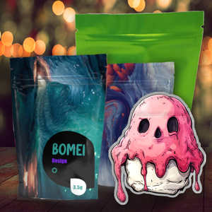 Tùy chỉnh <span class=keywords><strong>in</strong></span> 1G 3.5G 7G 14g 28g chết cắt nắp kéo hình đặc biệt đứng lên túi bao bì thực phẩm nhựa <span class=keywords><strong>Ziplock</strong></span> 3.5 Mylar Túi - Product Image 1