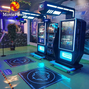 เครื่องเล่นสนามเด็กเล่นในร่ม สถานียิงปืนเสมือนจริง <span class=keywords><strong>VR</strong></span> เกมยิงปืนแบบผู้เล่นหลายคน ตัวจำลองการเล่นเกมยิงปืนในอาร์เคด เกมยิงปืน <span class=keywords><strong>VR</strong></span> - Product Image 3