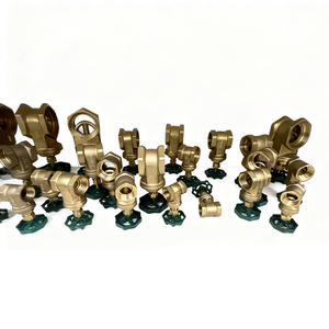 วาล์วประตูทองเหลืองเกลียว1/2in 3/4in การควบคุมน้ำ VN UL DN15 DN20 DN 25 DN32 1นิ้ว - Product Image 1