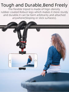 XILETU XBT-2 Multi-Functiona <span class=keywords><strong>Flexible</strong></span> Mini Support Pieuvre <span class=keywords><strong>Trépied</strong></span> <span class=keywords><strong>Flexible</strong></span> Tripe <span class=keywords><strong>Trépied</strong></span> pour Téléphone Appareil Photo Numérique <span class=keywords><strong>GoPro</strong></span> - Product Image 6